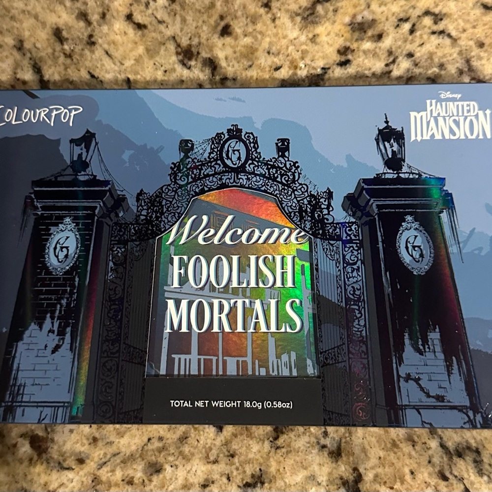 NEW Colourpop X Disney The Haunted Mansion Eyeshadow Palette